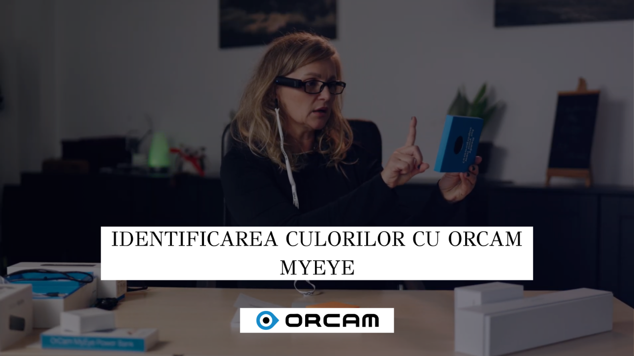 Video cover: Identificarea culorilor cu OrCam MyEye